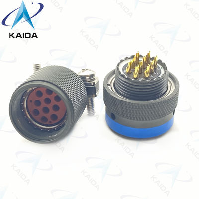 Olijfton Cadmium MIL-DTL-26482 Connector I MS3116F12-10S Rechte stekker met kabelklem