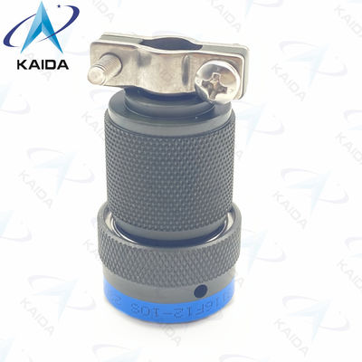 Olijfton Cadmium MIL-DTL-26482 Connector I MS3116F12-10S Rechte stekker met kabelklem
