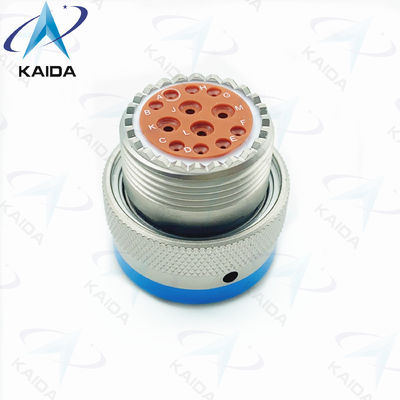 Goud afwerking MIL-DTL-26482 Connector Crimp contacten Mil DTL 26482h 12 vrouwelijke pinnen
