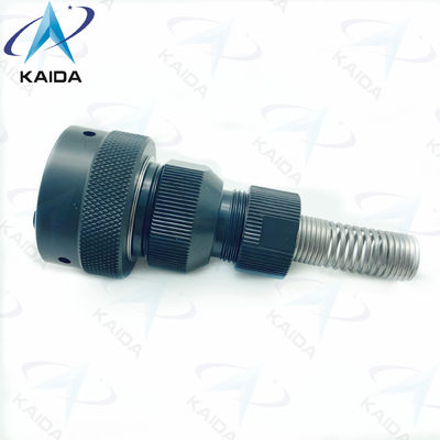 RJ45 USB Circulaire connectoren Spring Backshell Network Port Connector Zwart geanodiseerd