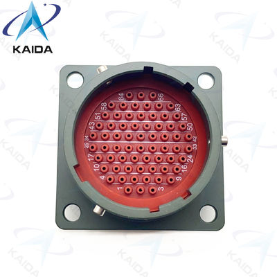 66 Mannelijke pinnen Mil DTL 38999 Ii Olijfgroen Cadmiumplatering MIL-DTL-38999 Connector