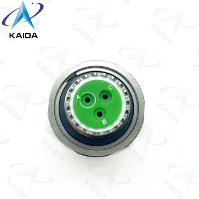 Passivated Shell van roestvrij staal MIL-DTL-38999 Serie III Connector 3 Mannelijke pincontacten inclusief D38999/26KC03PN