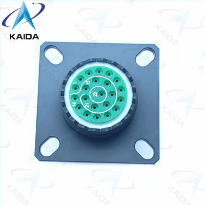 Olijfgroen D38999 Serie 3 Cadmium Shell 22 Vrouwelijke Pins Mil Dtl Serie 38999