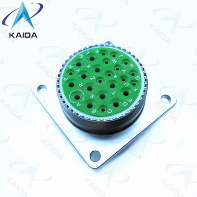 Koperen legering plug MIL-DTL-38999 serie 1 24 vrouwelijke pinnen Mil D38999 connectoren