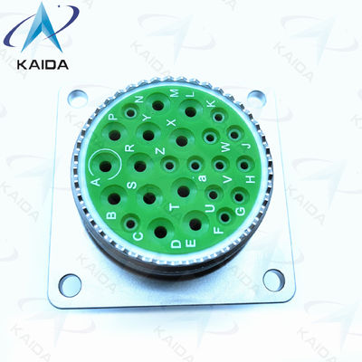 Koperen legering plug MIL-DTL-38999 serie 1 24 vrouwelijke pinnen Mil D38999 connectoren