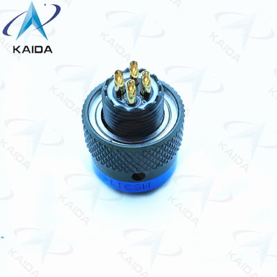 Sluiting van het contact met de soldeer MS3116F8-4P 500V Mil 26482 Connector Olijfgroen Cadmium