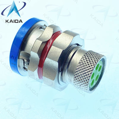 Elektrostatische nikkelplating aangepaste connectoren 5 vrouwelijke pinnen miniatuur cirkelvormige connector