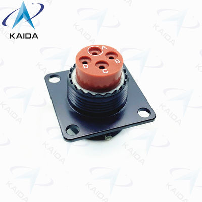 4 Vrouwelijke pinnen MIL-DTL-38999 Serie 2 Balck geanodiseerd bekleding 38999 Power Connector
