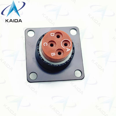 4 Vrouwelijke pinnen MIL-DTL-38999 Serie 2 Balck geanodiseerd bekleding 38999 Power Connector