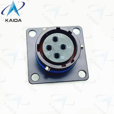 4 Vrouwelijke pinnen MIL-DTL-38999 Serie 2 Balck geanodiseerd bekleding 38999 Power Connector