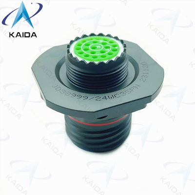 22 Mannelijke pinnen MIL-DTL-38999 Connector Iii Olijfgroen Cadmium D38999 24WC35PN