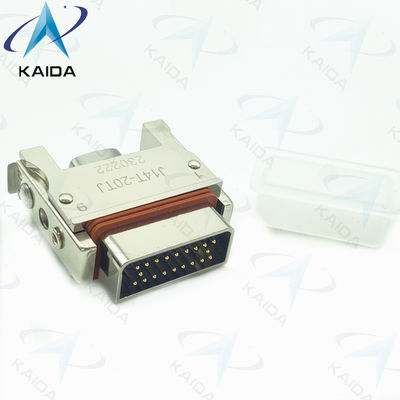 Goud geplatte J14 connector plug met pin lichtgewicht militaire specificatie connectoren
