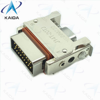 Goud geplatte J14 connector plug met pin lichtgewicht militaire specificatie connectoren
