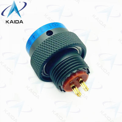 7.5A Mil Dtl 38999 Serie II 4 Vrouwelijke pinnen Olijfgroen Cadmium D38999 Serie 2