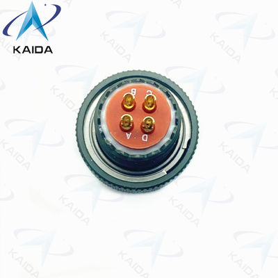 7.5A Mil Dtl 38999 Serie II 4 Vrouwelijke pinnen Olijfgroen Cadmium D38999 Serie 2