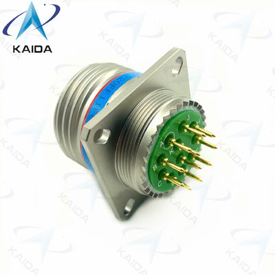 Korte PCB-staart type MIL-DTL-38999 serie III receptacle connector D38999/20FF11PCN Electroless Nickel.8D serie