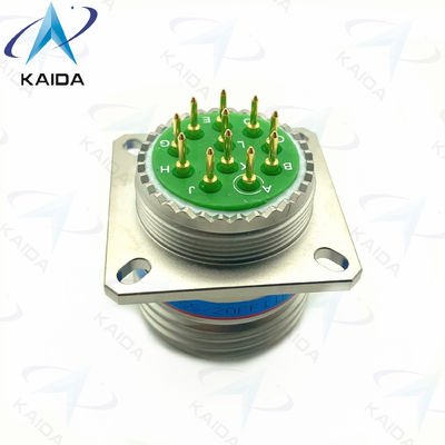 Korte PCB-staart type MIL-DTL-38999 serie III receptacle connector D38999/20FF11PCN Electroless Nickel.8D serie