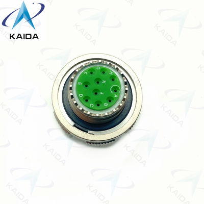 500V MIL-DTL-38999 Series III Plug Connector voor militaire D38999/26FC98SN Electroless Nickel 10 Vrouwelijke Pins.8D Series.