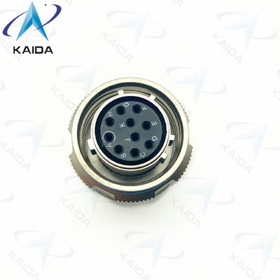 500V MIL-DTL-38999 Series III Plug Connector voor militaire D38999/26FC98SN Electroless Nickel 10 Vrouwelijke Pins.8D Series.