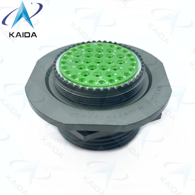 500V MIL-DTL-38999 Serie III 7A Jam Nut Receptacle D38999/24WJ43PA 43 Mannelijke Pins.8D Serie