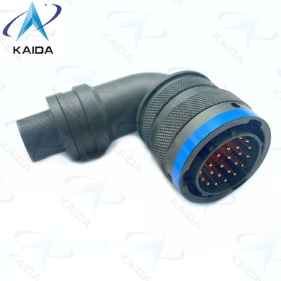 90 graden Plug Gender Solder Contact Termination MIL-DTL-26482 Serie I PT08E16-26P Elektriciteitsgeleidende Cadmium