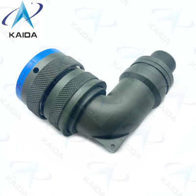 90 graden Plug Gender Solder Contact Termination MIL-DTL-26482 Serie I PT08E16-26P Elektriciteitsgeleidende Cadmium