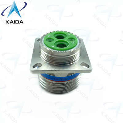 Twinax contactmateriaal koperlegering MIL-DTL-38999 Serie III -55°C tot 125°C D38999/20KE22SC 4 Vrouwelijke pinnen roestvrij staal