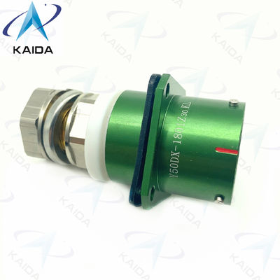 Stabiel Y50DX-1801Z30KL Circulair Connector Panel Mount Stijl Groen Andoiseerd