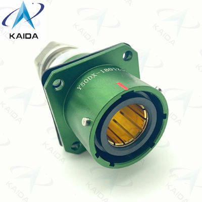 Stabiel Y50DX-1801Z30KL Circulair Connector Panel Mount Stijl Groen Andoiseerd