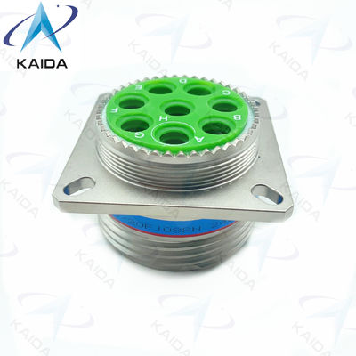 Receptacle MIL-DTL-38999 serie III met 8# Power Contacts of Twinax Contact Electorless Nickel Plating D38999/20FJ08PN