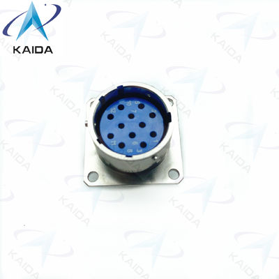 Harde omgevingen XC24F12K1D1 Elektroless Nickel Connector Shell met 12 contacten