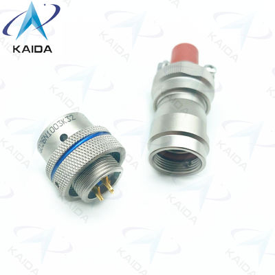 YGD-serie YGD26N1003K32 Plug Connector Elektroless Nickel 3 Vrouwelijke Pins