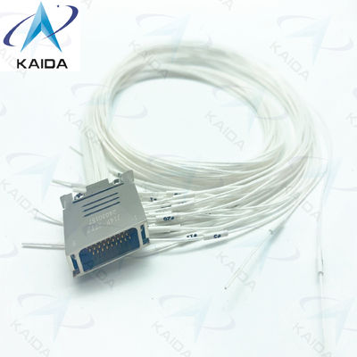 J14F-27TJ Goud bekleed stekkerconnector met 60 cm draad 3A soldeerafsluiting en vrouwelijke contacten