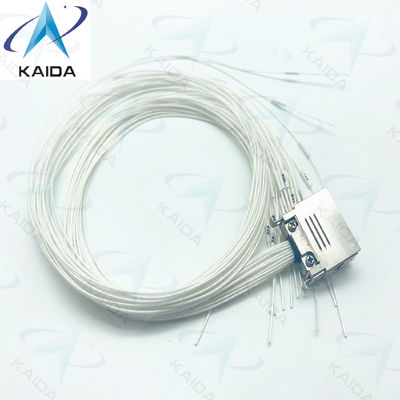 J14F-27TJ Goud bekleed stekkerconnector met 60 cm draad 3A soldeerafsluiting en vrouwelijke contacten