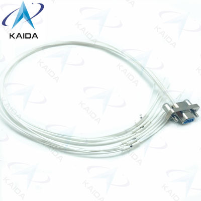 Goud bekleed J14 Plug Connector J14F-36ZKB Solder Termination 3A Plug met 60cm Draad Vrouwelijke contacten