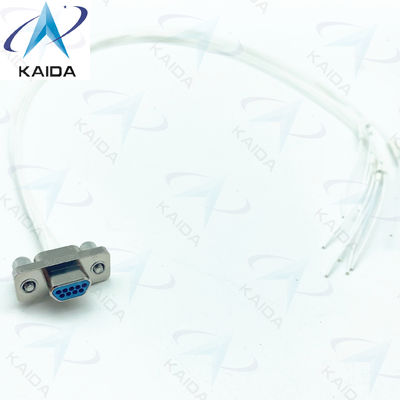 Goud bekleed J14 Plug Connector J14F-36ZKB Solder Termination 3A Plug met 60cm Draad Vrouwelijke contacten
