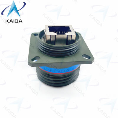 Finse Olijvengroene Cadmium RJFTV21G Solder Termination Method RJ45 Series Tri Start Thread Coupling Mechanism