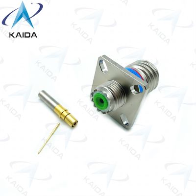 MIL-DTL-38999 Serie 3 Ontvangerconnector Geladen koppeling 1 Contact D38999/20FA10BN.1 Vrouwelijke coaxiale contact.