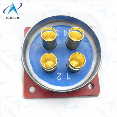 Y50DX Aluminium cirkelvormige elektrische connectorvat 3 contacten Werktemperatuur -55°C tot 125°C.Y50DX-D404ZK10