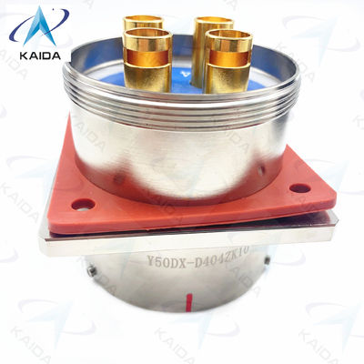Y50DX Aluminium cirkelvormige elektrische connectorvat 3 contacten Werktemperatuur -55°C tot 125°C.Y50DX-D404ZK10