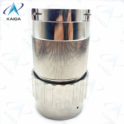 Circulaire elektrische connector van de Y50DX-serie Aluminium, elektrostatische nikkel stekker 4 contacten.Y50DX-D404TJ2