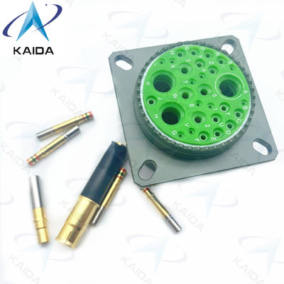 Gold Crimp Contact MIL-DTL-38999 Series III Olive Green Cadmium Shell 7A Spanning 500V.D38999/20WJ20SN.8D Series