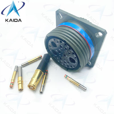 Gold Crimp Contact MIL-DTL-38999 Series III Olive Green Cadmium Shell 7A Spanning 500V.D38999/20WJ20SN.8D Series