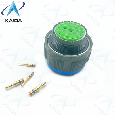 Gedrukt MIL-DTL-38999 serie 3 receptacle 23 koper legering Crimp contact goud afwerking 7A.D38999/26WE99PA.8D serie
