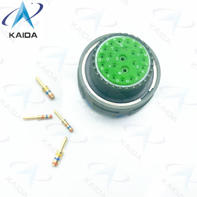 Gedrukt MIL-DTL-38999 serie 3 receptacle 23 koper legering Crimp contact goud afwerking 7A.D38999/26WE99PA.8D serie
