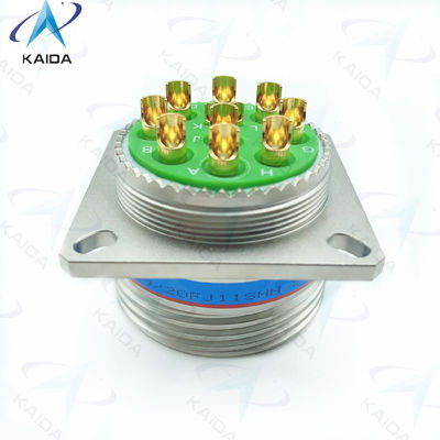 7.5A Stroomclassificatie MIL-DTL-38999 Serie I Rechte stekkerconnector voor verbindingen met bajonetkoppeling.D38999/20FJ11SHN.