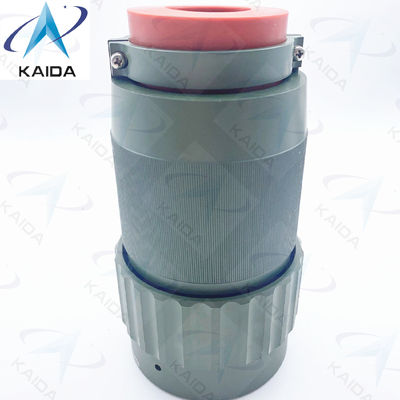 Y50DX-serie Circulaire elektrische aansluiting Aluminium Olijfgroen Cadmium Plug 4 Contacten Y50DXD4-04TK5NL2
