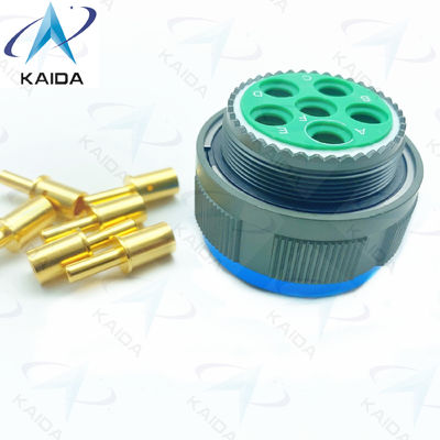 Gelaagd goudgeplatte koperlegering MIL-DTL-38999 serie 3 Plug Connector Crimp 8# Power Contact.D38999/26WH06PN.8D serie