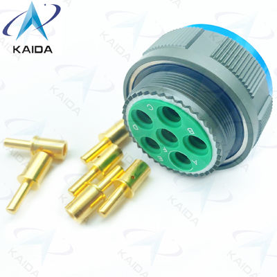 Gelaagd goudgeplatte koperlegering MIL-DTL-38999 serie 3 Plug Connector Crimp 8# Power Contact.D38999/26WH06PN.8D serie