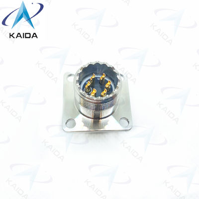 Goud contact afwerking 6 contact soldeer type MIL-DTL-26482 serie connector MS3470S10-6PH roestvrij staal gepassiveerd